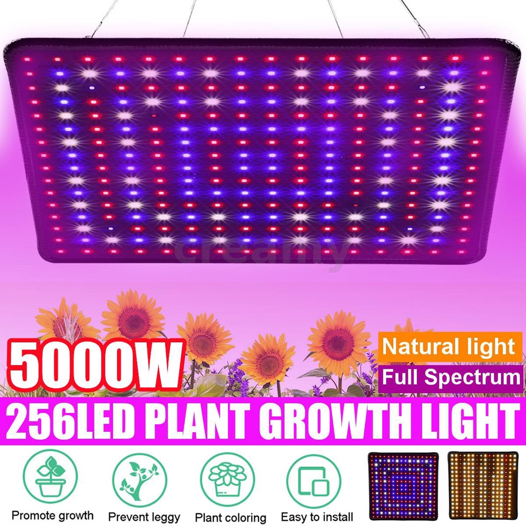 5000w-led-เต็มสเปกตรัม-โคมไฟโรงงาน-พืชไฮโดรโปนิกส์ในร่ม-แสงยูวีสำหรับการเจริญเติบโตของพืช