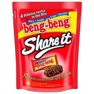 ภาพหน้าปกสินค้าBeng Beng Share It (ขนมเวเฟอร์ เบง เบง เเชร์อิท) 1ห่อ บรรจุ 10ชิ้น ที่เกี่ยวข้อง