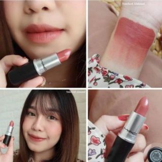 MAC Lipstickของแท้💄 สีSmoked Almond สีสวยยอดฮิตทาได้ทุกวัน ใครยังไม่มีรีบไปช้อปด่วน!