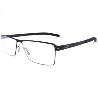 Fashion แว่นตา รุ่น IC BERLIN 005 C-1 สีดำ Lars D กรอบแว่นตา ขาข้อต่อ Eyeglass frame สำหรับตัดเลนส์ วัสดุ สแตนเลสสตีล