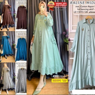 [A.F] Gamis ชุดเดรส ผ้าฝ้ายเรยอน แฟชั่นสําหรับสตรีชาวมุสลิม