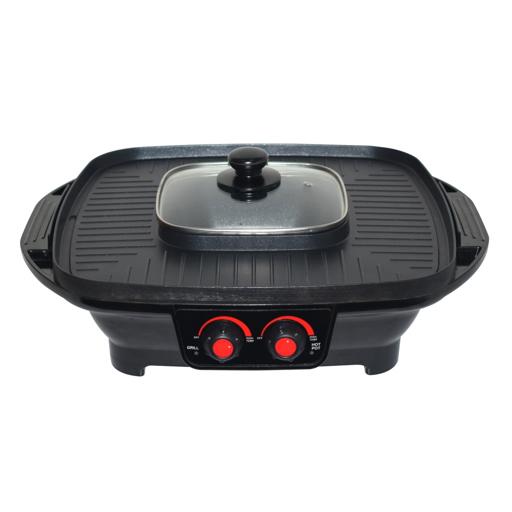 smart-home-electric-grill-with-pot-2-in-1-square-เตาปิ้งย่างเอนกประสงค์หร้อมหม้อสุกี้-sm-eg1802-อาหารไม่ติดกระทะ-ล้างออก