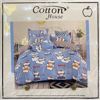 ภาพหน้าปกสินค้าผ้าปูที่นอน Cotton house 5 ฟุต ครบชุด5ชิ้น  ลายน่ารัก (ผ้าปู+ปลอกหมอน+ปลอกหมอนข้าง)ราคาถูก💚 ที่เกี่ยวข้อง