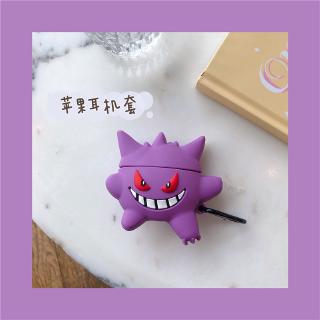 Soft Pokémon Gengar AirPods Pro Anti-fall Silicone Protective Case Cute AirPods Genertion 1/2 Cover