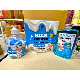 สบู่สูตรลับเฉพาะ Milk Essence Serum 500ml.+Milk Shower