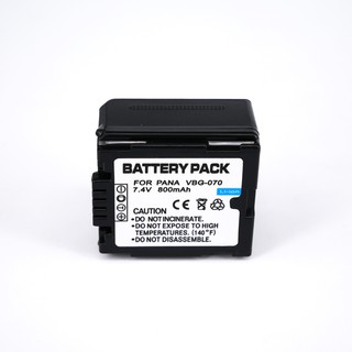 PANASONIC Digital Camcorder Battery VBG070/130  (Black) (0138)