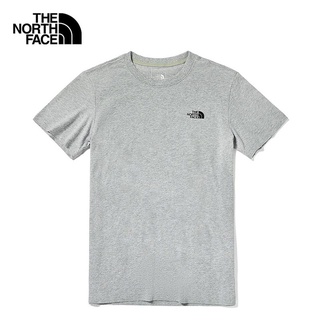 เสื้อยืดผ้าฝ้ายพิมพ์ลายคลาสสิกTHE NORTH FACE M S/S LOGO TEE - AP เสื้อผ้าเน้นโลโก้ เสื้อยืดแขนสั้น