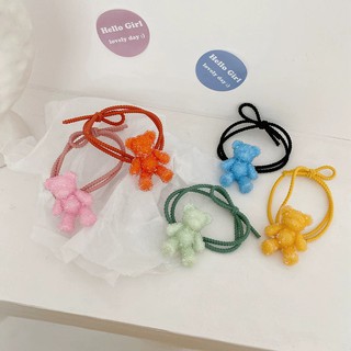 Scrunchie 🍋💛 ยางรัดผม น้องหมีสีน่ารัก