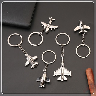 ✪ พวงกุญแจโมเดลเครื่องบิน 3D ✪ พวงกุญแจ จี้รูปเครื่องบิน 1 ชิ้น