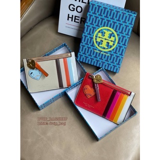 🔥ส่งฟรี🔥Tory Burch Perry heart Logo Patch Wallet แท้💯%