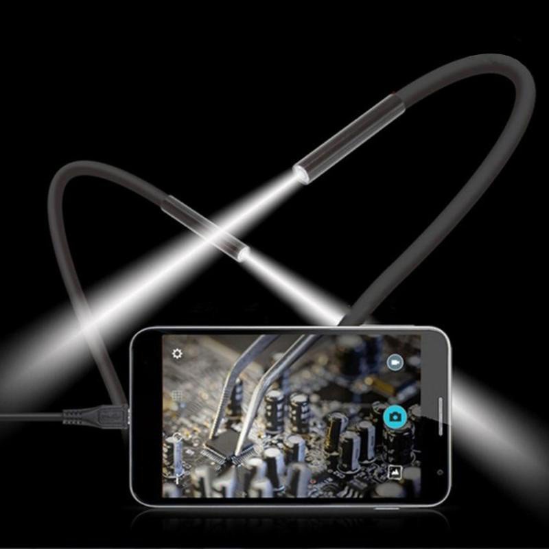 ภาพสินค้า5.5mm Endoscope Camera Hard Cable IP68 Waterproof Inspection Borescope Camera For Android PC Notebook จากร้าน icantaloupear427 บน Shopee ภาพที่ 7