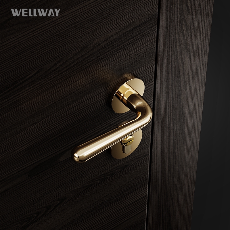 wellway-ลูกบิดก้านโยกเปิด-ปิดประตู-ก้านโยกประตู-ที่ล็อคประตูสากล-มือจับประตู-ที่ล็อคประตู