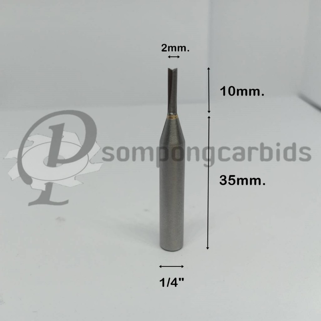 ดอกทริมเมอร์-5-20mm-แกน1-4-ดอกทริมเมอร์กัดตรง-ดอกตัดcnc-ทริมเมอร์คาร์ไบด์