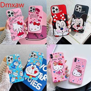 HelloKitty Phone Cassing Itel Vision1 P36 P36 Pro Vision1 Plus A56 A36 Doraemon Mickey Minnie Soft Cover Carton Case