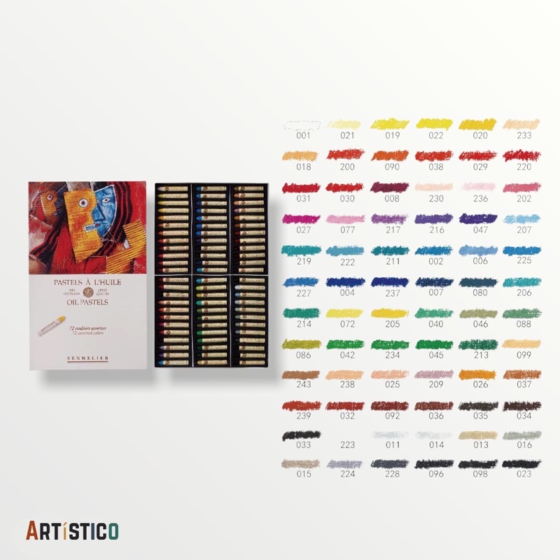 ⚫️PreOrder สี Sennelier Artist Oil Pastel Shopee Thailand