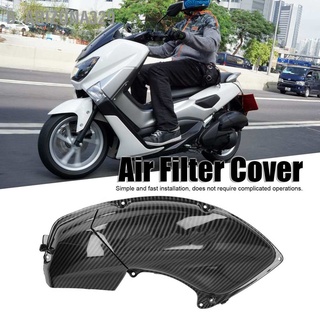 arizona329 Motorcycle Air Filter Cover Trim Carbon Fiber Style Fit for Yamaha NMAX125/NMAX150/NMAX155 2016-2019