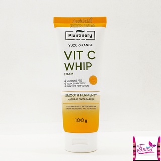 🔥โปรค่าส่ง25บาท🔥 Plantnery Yuzu Orange Vitamin C Whip Foam 100 g แพลนท์เนอรี่ ยูซุ ออเร้นจ์ วิตามิน ซี วิปโฟม