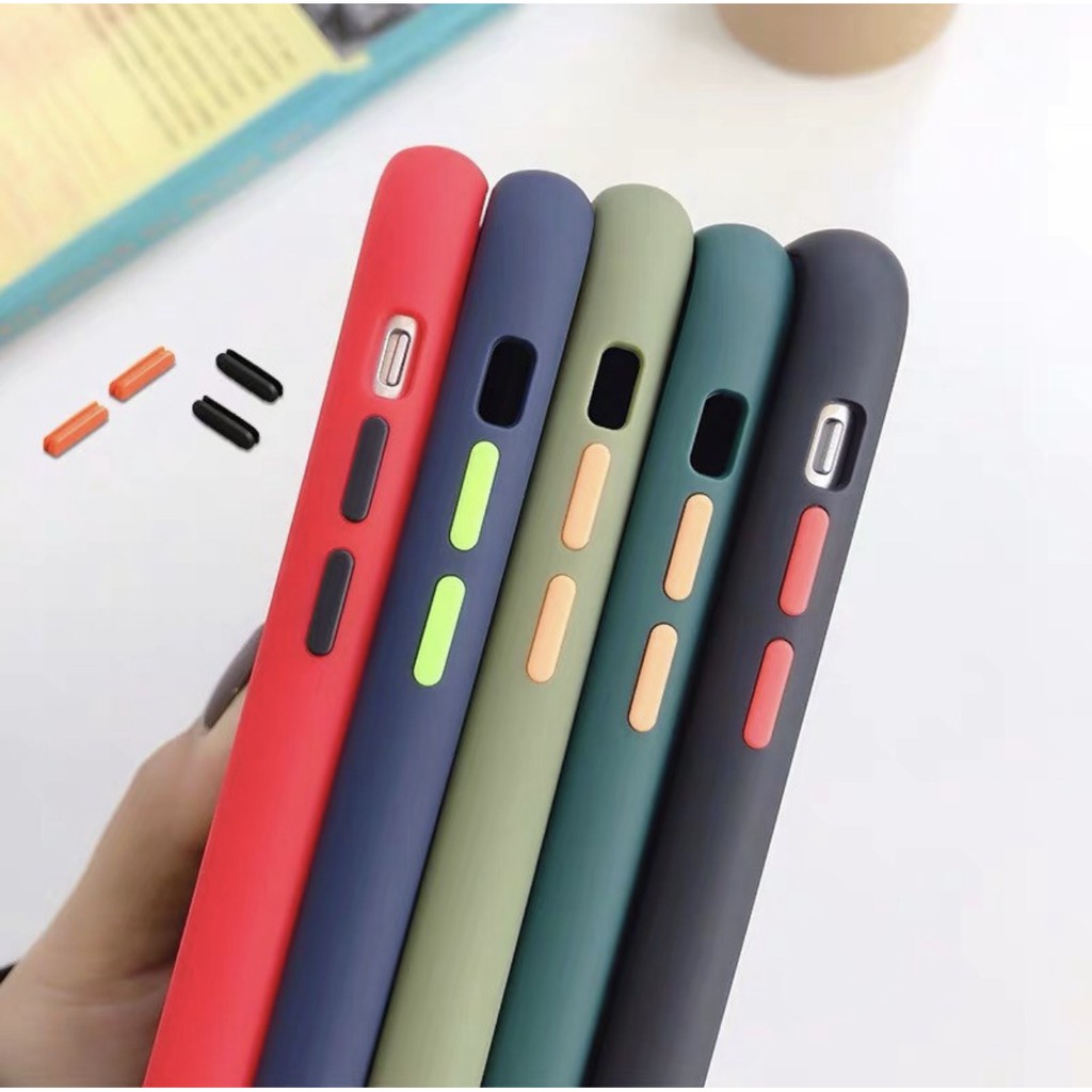 เคสขอบสี-เคส-realme-c3-realme-5-6i-c17-7i-c20-c21-c21y-c12-c15-เคสกันกระเเทก-เคสกันเลนส์กล้อง-เคสราคาถูก