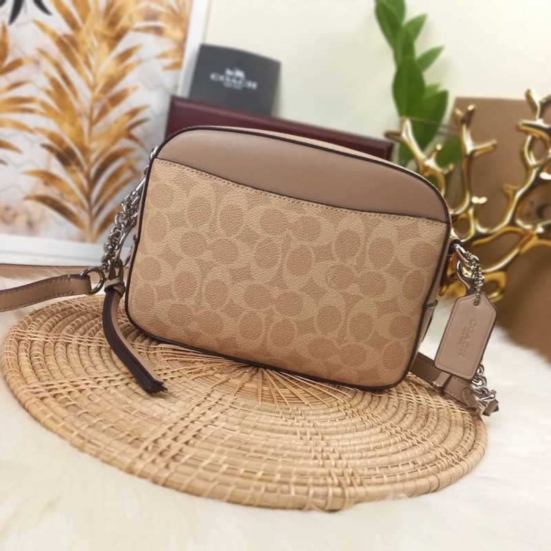COACH CAMERA BAG IN SIGNATURE CANVAS(31208) Shopee Thailand