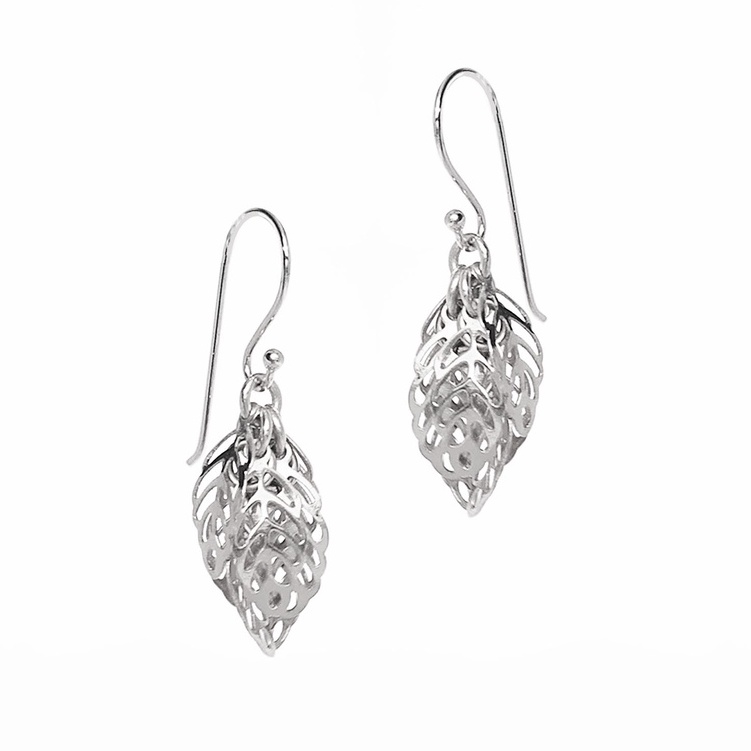 ต่างหูใบไม้จิ๋ว-leaf-earrings-tiny-leaf-earrings-small-simple-leaf-earrings-silver-minimalis-sa