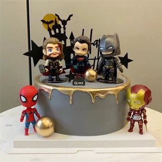 ภาพขนาดย่อของภาพหน้าปกสินค้าของเล่นฟิกเกอร์ Marvel Superhero Spiderman Avengers 7 ชิ้น/ชุด สําหรับของขวัญวันเกิด เค้ก จากร้าน sweetheart01.th บน Shopee