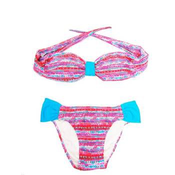 easy-swim-ชุดว่ายน้ำ-two-piece-สีแดง-ฟ้า