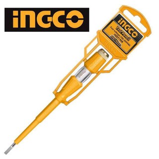 INGCO ไขควงเช็คไฟ 7.1/2 นิ้ว รุ่น HSDT1908 ( Test Lamp Screwdriver ) - ไขควงลองไฟ ไขควงทดสอบกระแสไฟ-