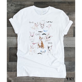เสื้อยืดโอเวอร์ไซส์Bull Terrier T-shirt (บูลล์เทอร์เรีย) 9161,9022,9094S-3XL