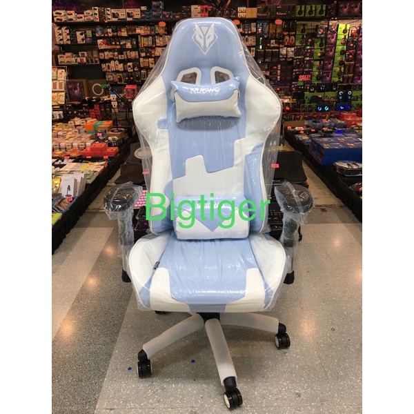 พร้อมส่ง-nubwo-gaming-chair-nbch-011-light-blue-เก้าอี้เกมส์-ฟ้า-ขาว