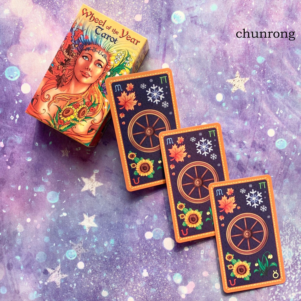 cr-78pcs-set-board-game-tarot-mysterious-interesting-printed-wheel-of-the-year-divination-tarot-card-for-playing