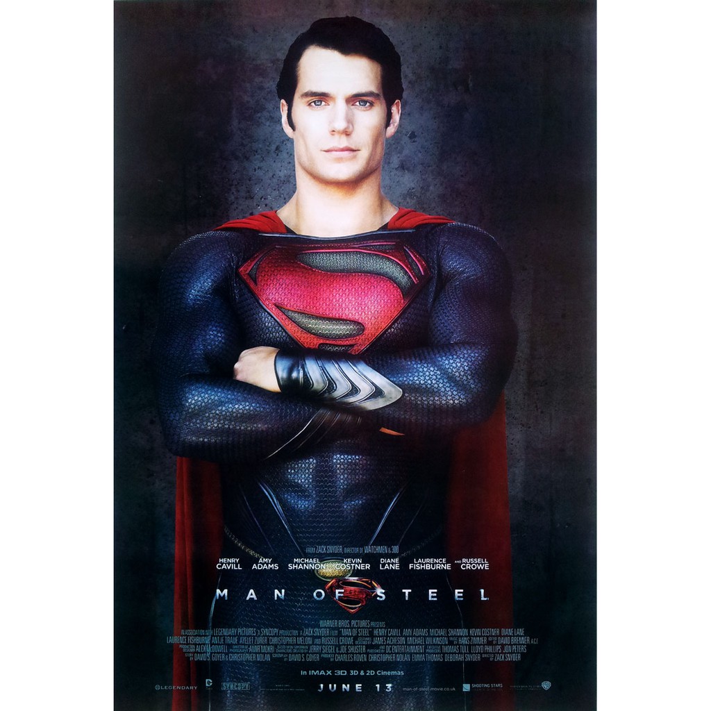 โปสเตอร์-หนัง-บุรุษเหล็กซูเปอร์แมน-man-of-steel-2013-poster-24-x35-inch-dc-superhero-superman-movie-henry-cavill-v1