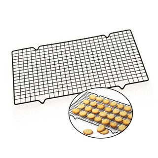 ภาพหน้าปกสินค้า1pc Carbon Steel Non-stick Cooling Rack Cooling Grid Baking Tray For Biscuit Cookie Pie Br ซึ่งคุณอาจชอบราคาและรีวิวของสินค้านี้