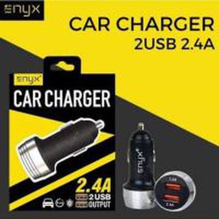 Enyx หัวชาร์จในรถงานแท้100% Enyx Car charger 2.4A/1.2A มีระบบตัดไฟในตัว/ชาร์ตเร็ว