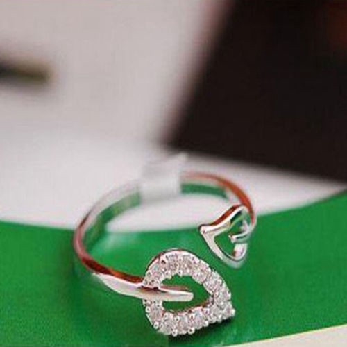 gift-new-white-gold-diamond-love-heart-leaf-band-ring-fine-opening-adjustable