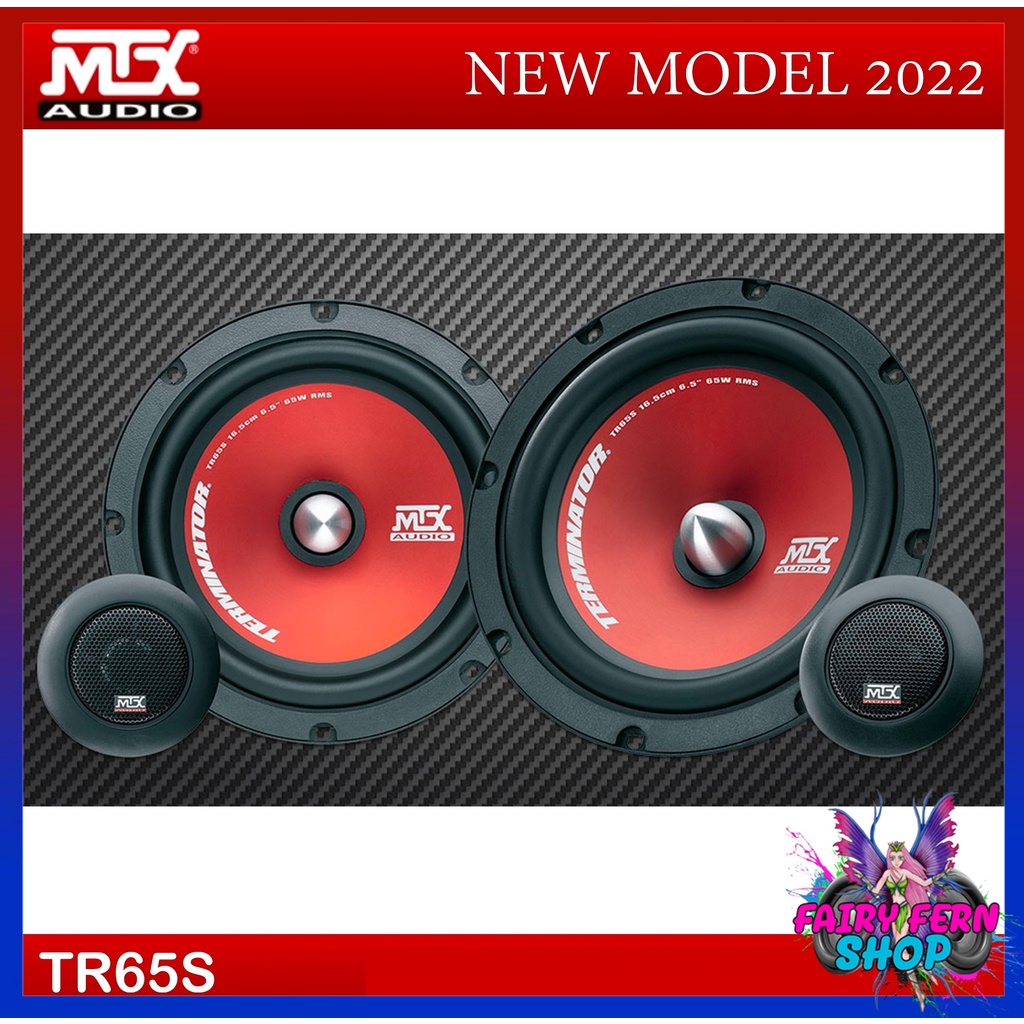 ลำโพงรถยนต์-mtx-รุ่นtr65s-new-model2022-ลำโพงแยกชิ้น-6-5-นิ้ว-เสียงแหลม-ลำโพงครบชุด-กำลังขับสูงสุด450-วัตต์-จำนวน-1คู่