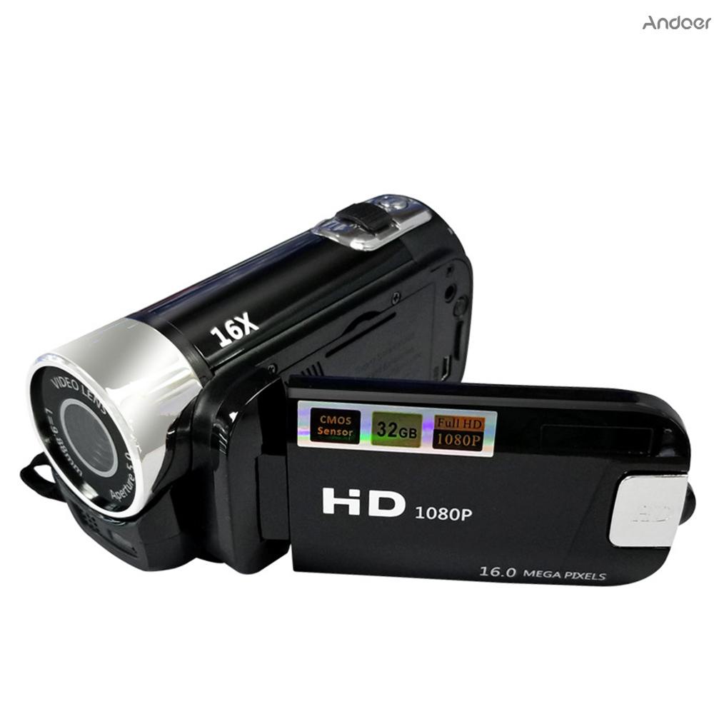 andoer-กล้องบันทึกวิดีโอดิจิทัล-1080p-ความละเอียดสูง-16mp-หน้าจอ-lcd-2-7-นิ้ว-ซูมได้-16-เท่า-มีแบตเตอรี่ในตัว
