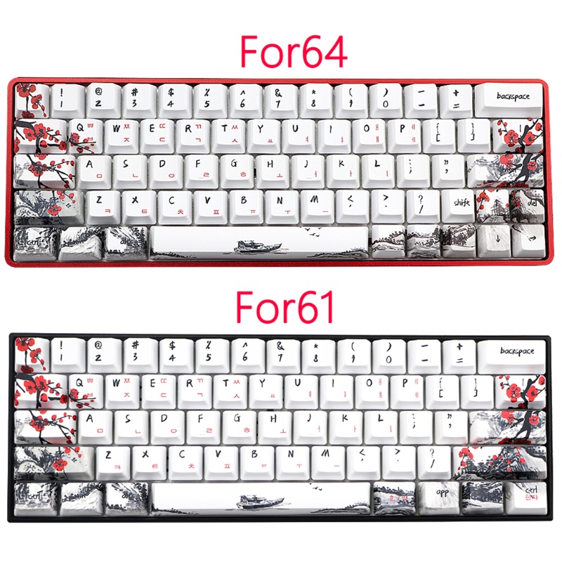 ev-ปุ่มกดย้อมสี-71-คีย์-6-25u-spacebar-pbt-สําหรับคีย์บอร์ด-diy