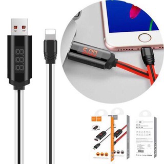 HOCO U29 LED Dislayed Timing Type-C Charging Cable