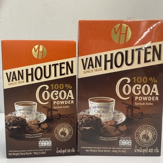 Van Houten Cocoa Powder โกโก้ผง ตรา แวน ฮูเต็น 100 กรัม / 400 กรัม