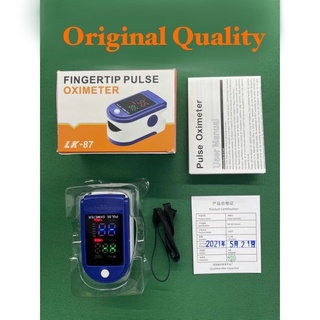 พร้อมส่งจากไทย‼️ เครื่องวัดออกซิเจนปลายนิ้ว Pulse Oximeters เครื่องวัดออกซิเจนในเลือด LK-87