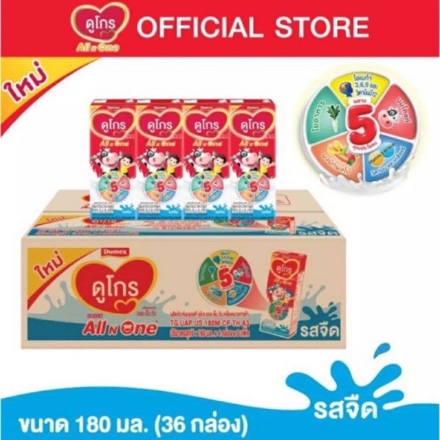 นมuht-ดูโกร-ออลอินวัน-ขนาด-180ml-ยกลัง-36-กล่อง-ราคาถูกที่สุดในประเทศไทย