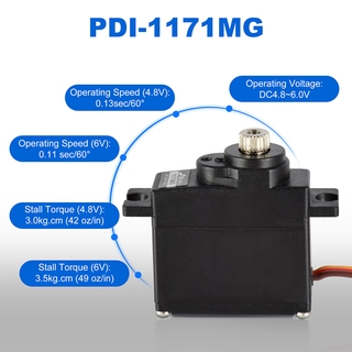 Pdi - 1181 mg 18 G Rc Servo Jx Pdi - 1171 mg 17 G 3 . 5 Kg Metal Gear แกนมอเตอร์ไมโครดิจิตอลสําหรับรุ่น Rc