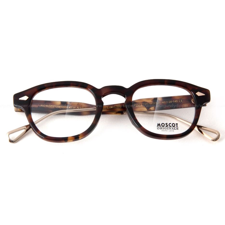 กรอบแว่นตา-moscot-lemtosh-tt-special-edition-spot-tortoise-gold-size-46-mm