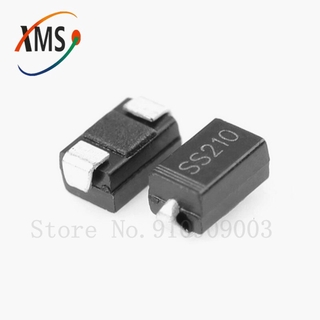 ชุดชิ้นส่วนอิเล็กทรอนิกส์ Sma Ss210 100v 2a Sr2100 Do-214Ac Smd 100 ชิ้น