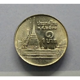 สินค้า เหรียญหมุนเวียน1 บาทหลังวัดพระศรีๆ ร9 ปี พศ. 2531 unc