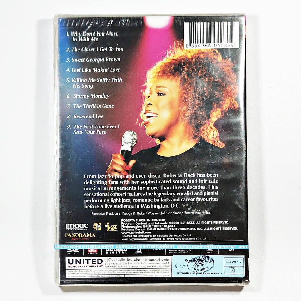 dvd-roberta-flack-in-concert-dvd-แผ่นใหม่