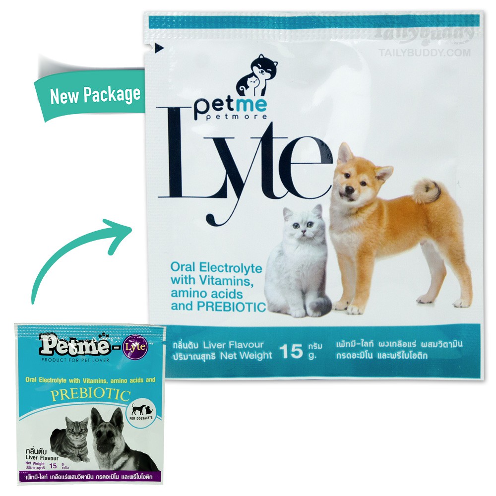 ภาพหน้าปกสินค้าPetme-Lyte เพ็ทมี-ไลท์ กลิ่นตับ เกลือแร่ผสมวิตามิน กรดอะมิโนและพรีไบโอติก สำหรับสุนัขและแมว (15 g.) จากร้าน nekoworld บน Shopee