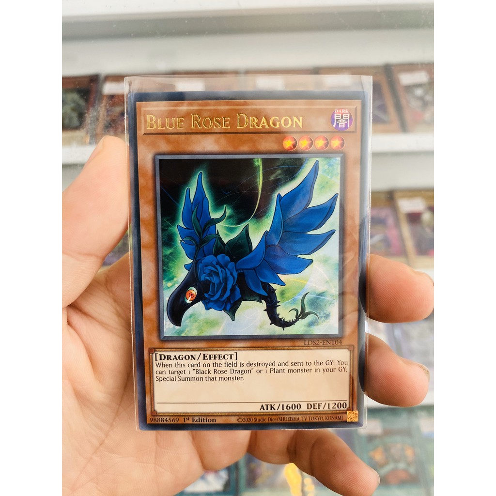 การ์ดยูกิโอ! รหัส LDS2-EN104 - Blue Rose Dragon - Ultra Rare - รุ่นที่ ...