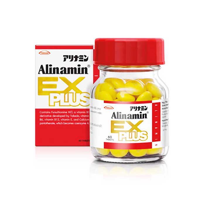 ภาพหน้าปกสินค้าALINAMIN EX PLUS 60 เม็ด /120 เม็ด อะลินามิน เอ็กซ์พลัส อนุพันธุ์วิตามินบี 1 จากร้าน healthoffice บน Shopee