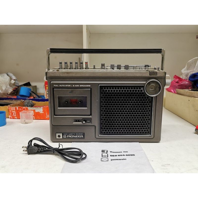 PIONEER RK-666 [220V] เครื่องเล่นเทป+AUX IN+วิทยุวินเทจ เบสเเน่น ใช้งาน ...